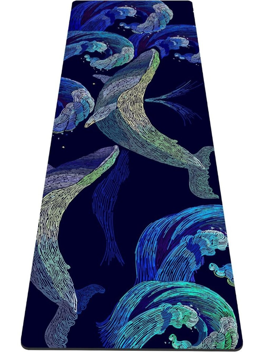New Yoga Mat Print Extra Thick TPE Non Slip Fitness Exercise Mat Carrying Bag